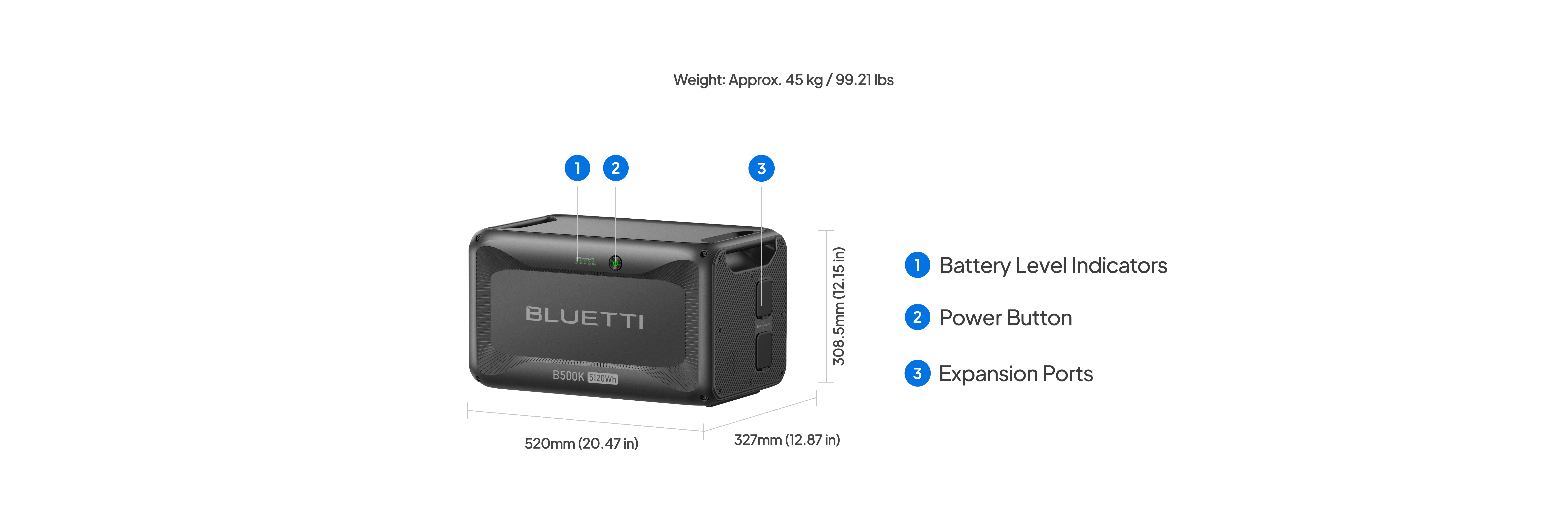 B500K Tech Specs