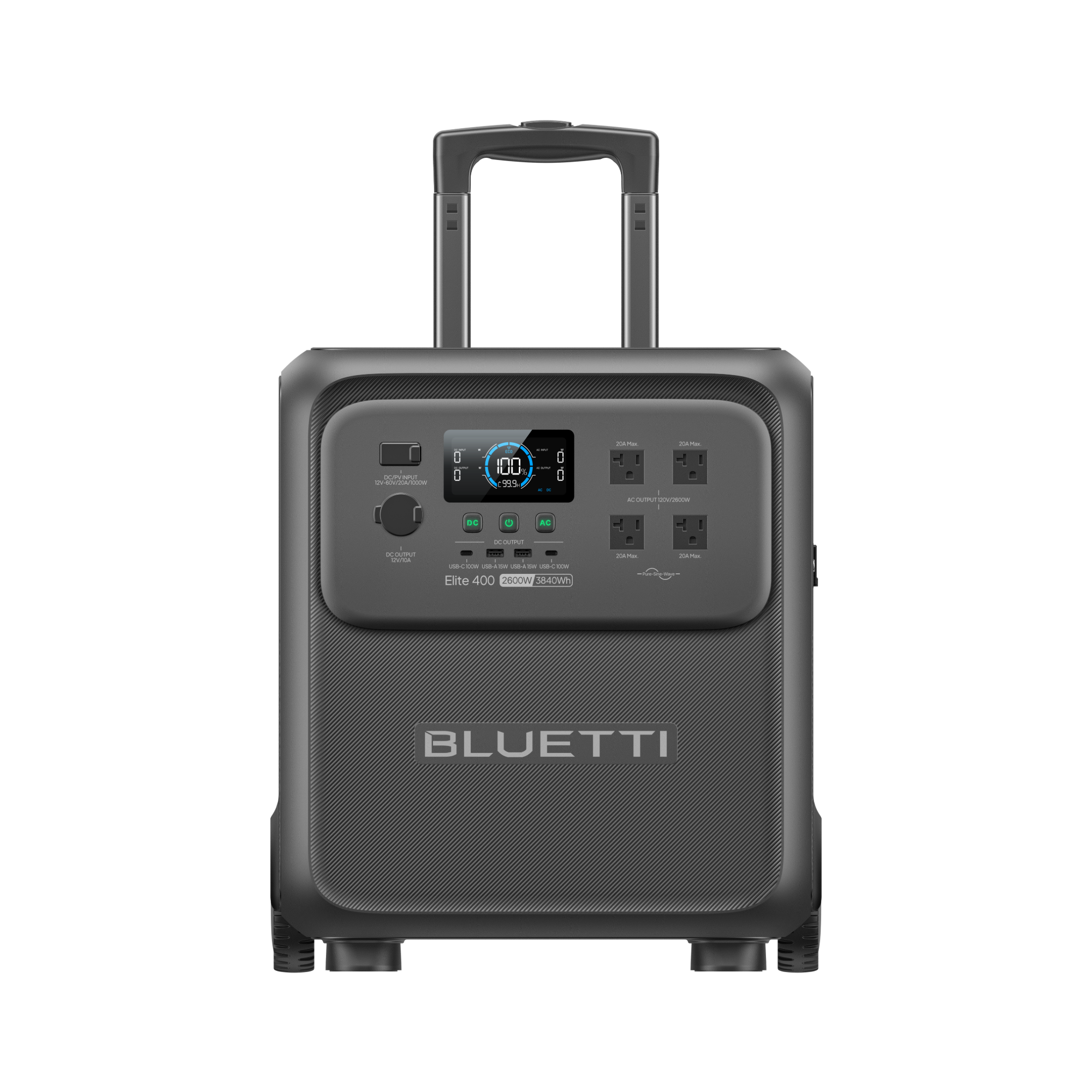 BLUETTI AC2A 300W Solar Generator, Quiet and Durable