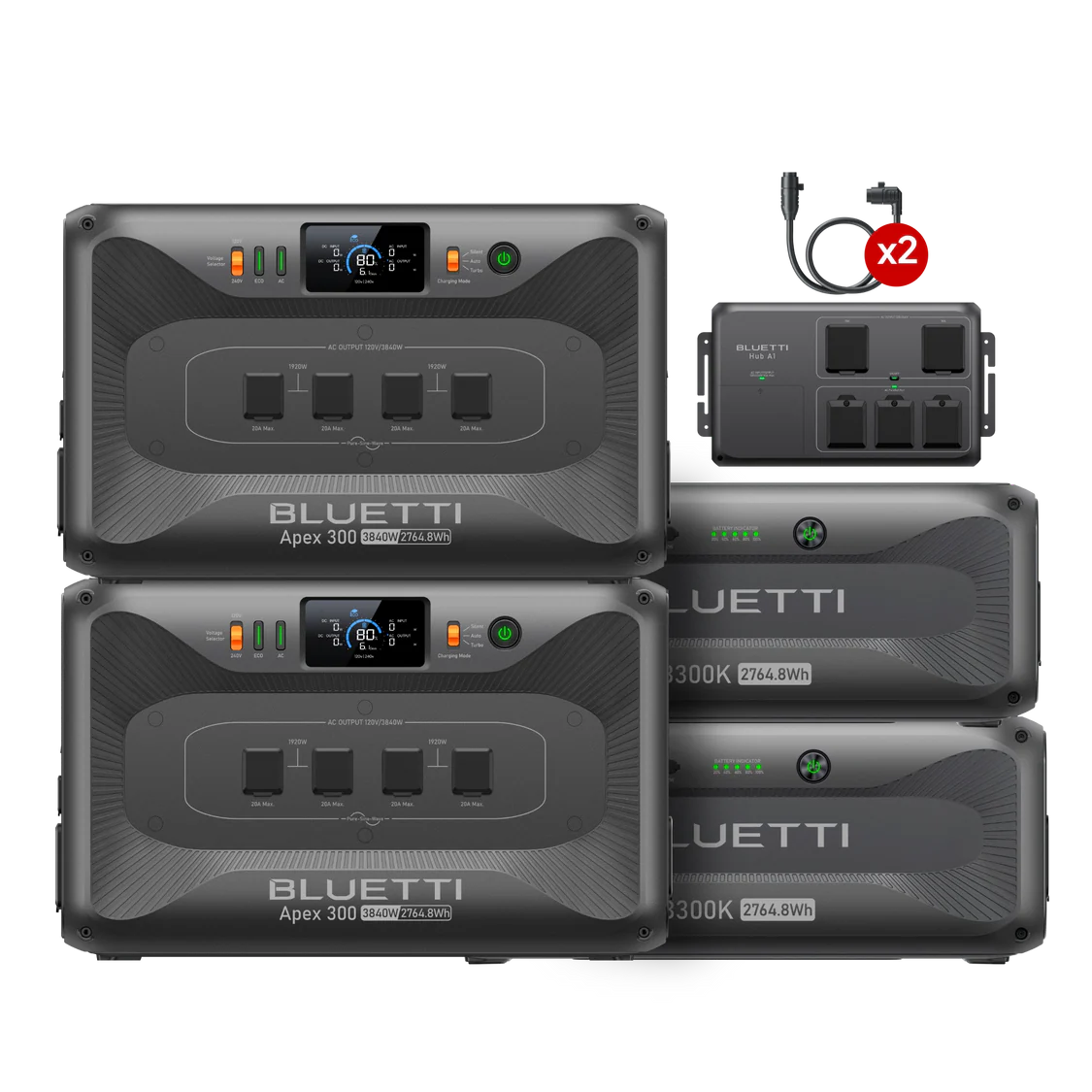 家電 bluetti B300 BLUETTI AC300+B300K Modular Power System: Ideal for Home Backup