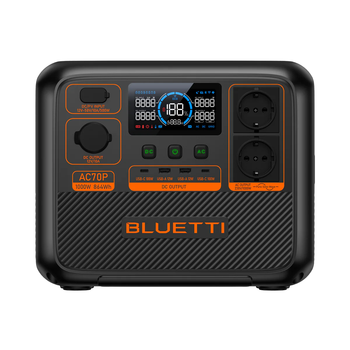BLUETTI AC200P L Expandable Power Station | 2.400W 2.304Wh