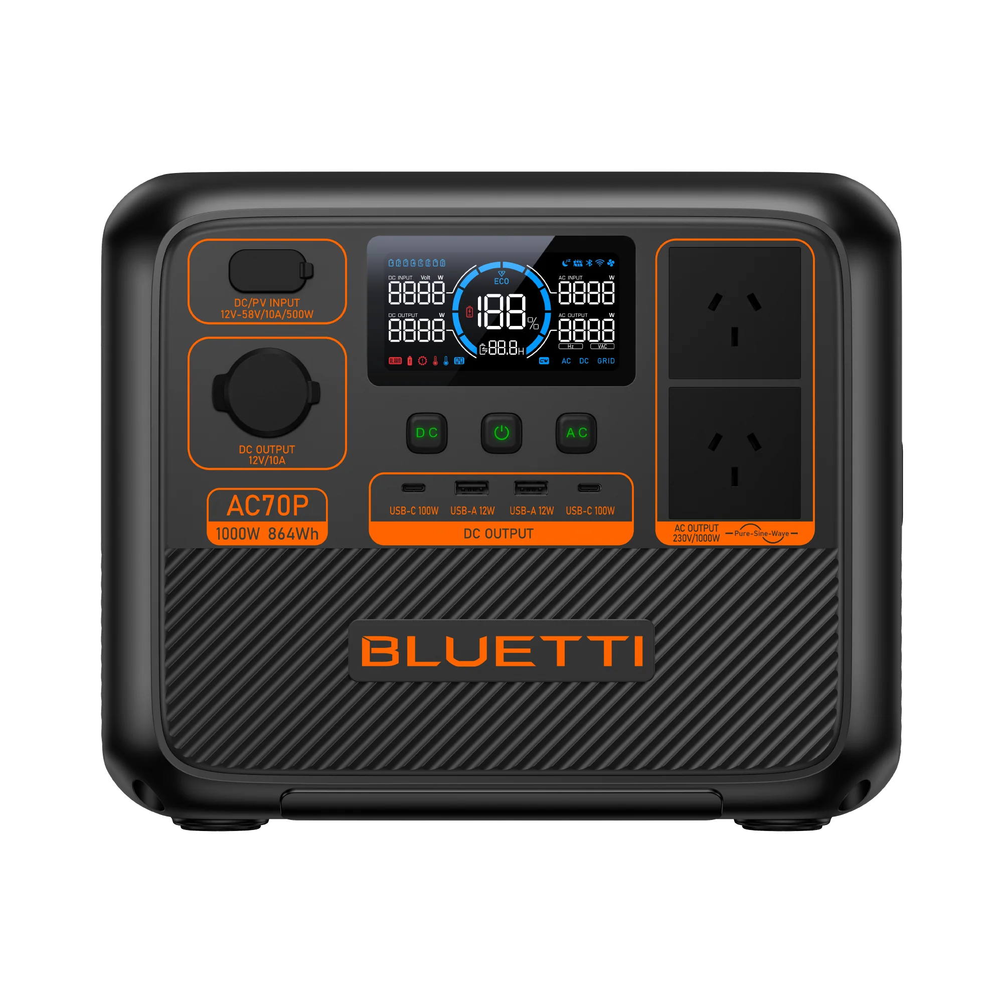 BLUETTI AC200P Portable Power Station | 2,000W 2,000Wh - BLUETTI AU