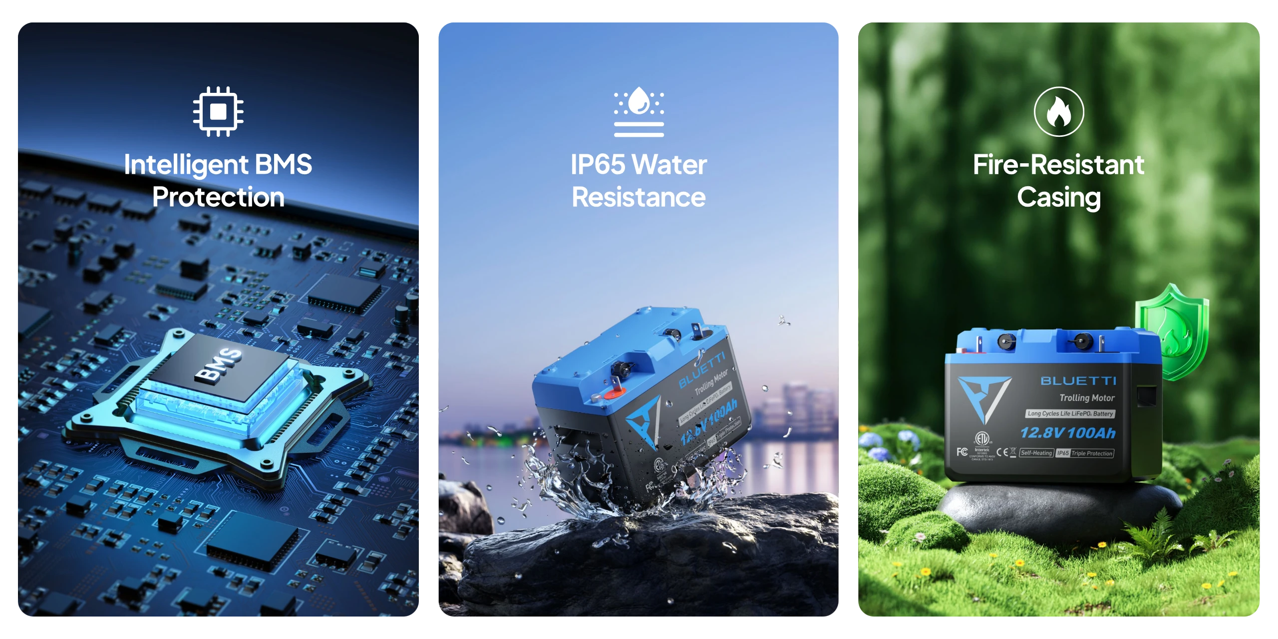 BLUETTI LiFePO₄ Battery All-Around Protection
