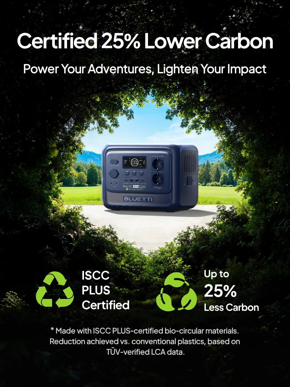 Elite 100 V2 Bio-Based: 25% Lower Carbon