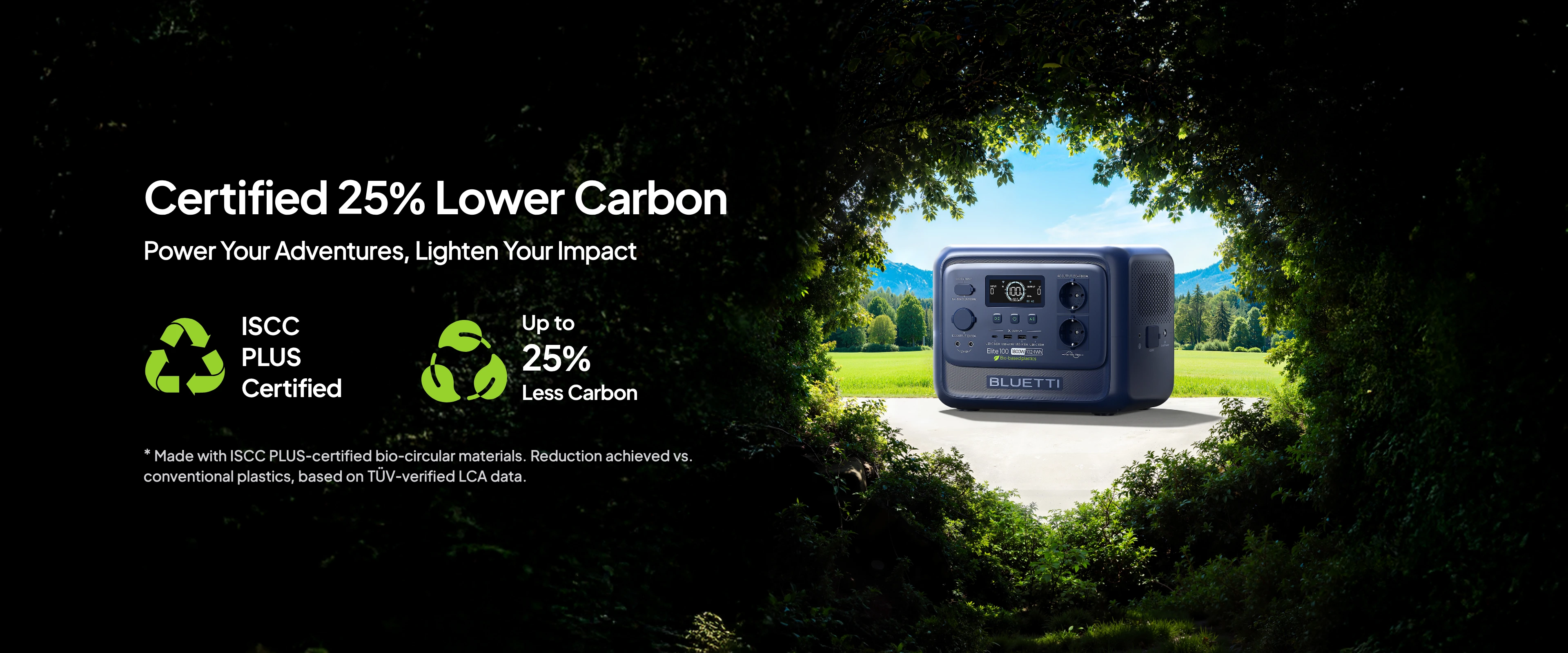 Elite 100 V2 Bio-Based: 25% Lower Carbon