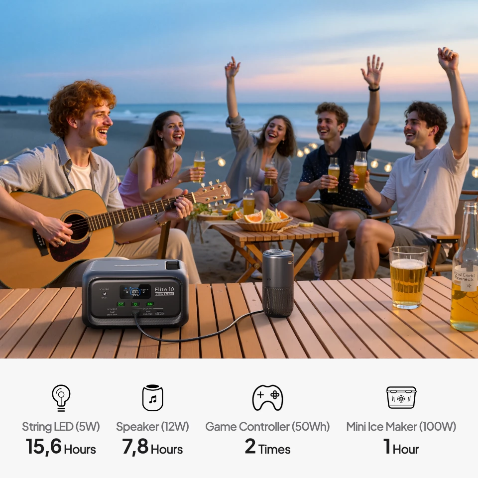 BLUETTI Elite 10 Mini Power Station For Party and Camping