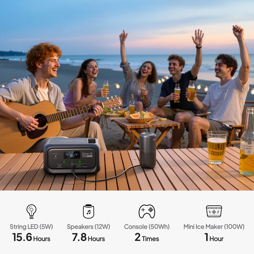 BLUETTI Elite 10 Mini Power Station For Party and Camping