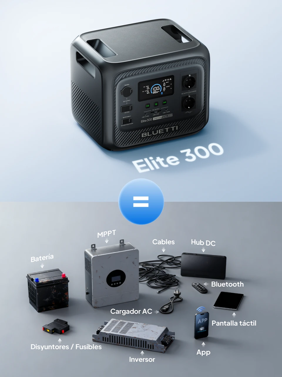 BLUETTI Elite 300 Todo en uno