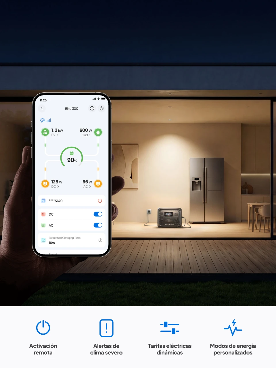 BLUETTI Elite 300 Control inteligente