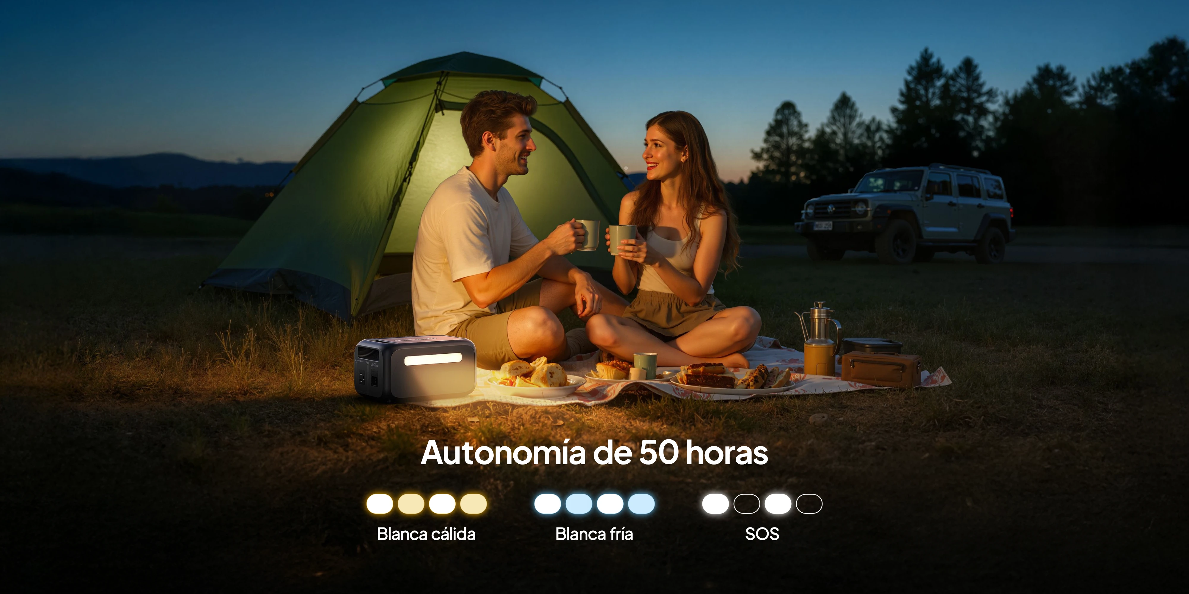Estación de energía mini BLUETTI Elite 10: 50 horas de funcionamiento.