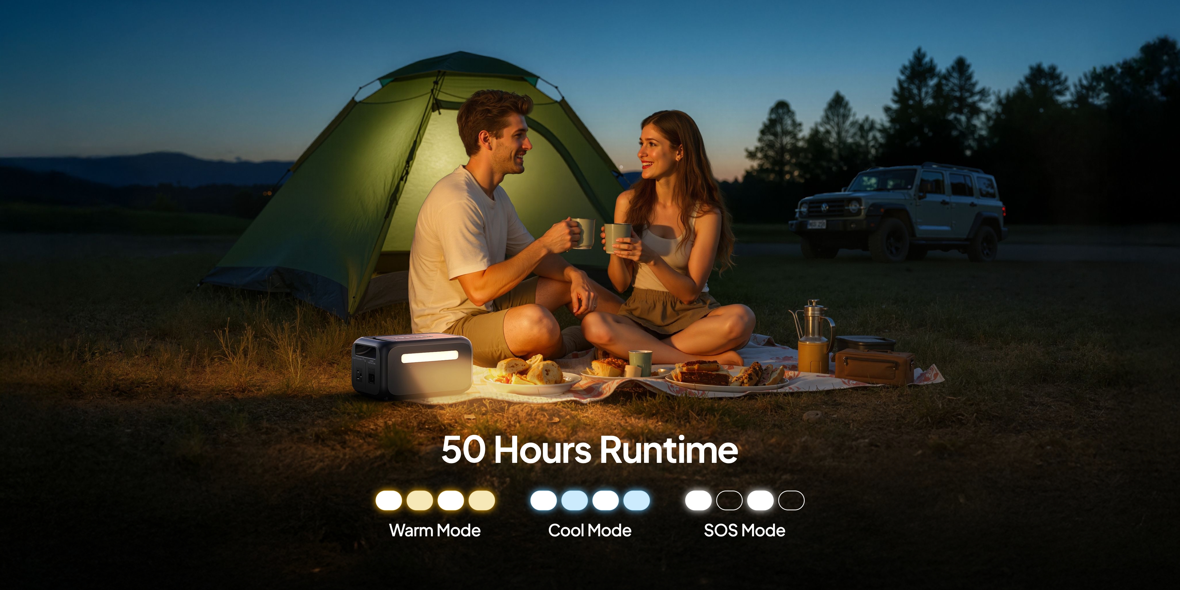 BLUETTI Elite 10 Mini Power Station-50 Hours Runtime