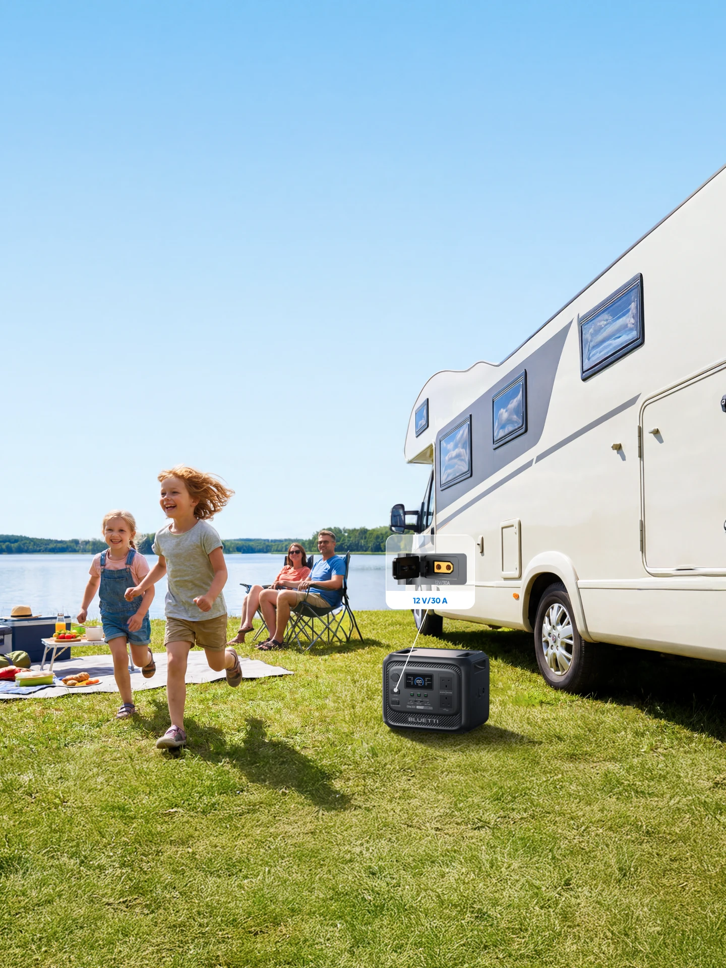BLUETTI Elite 300 Your RV High‑Power DC Hub