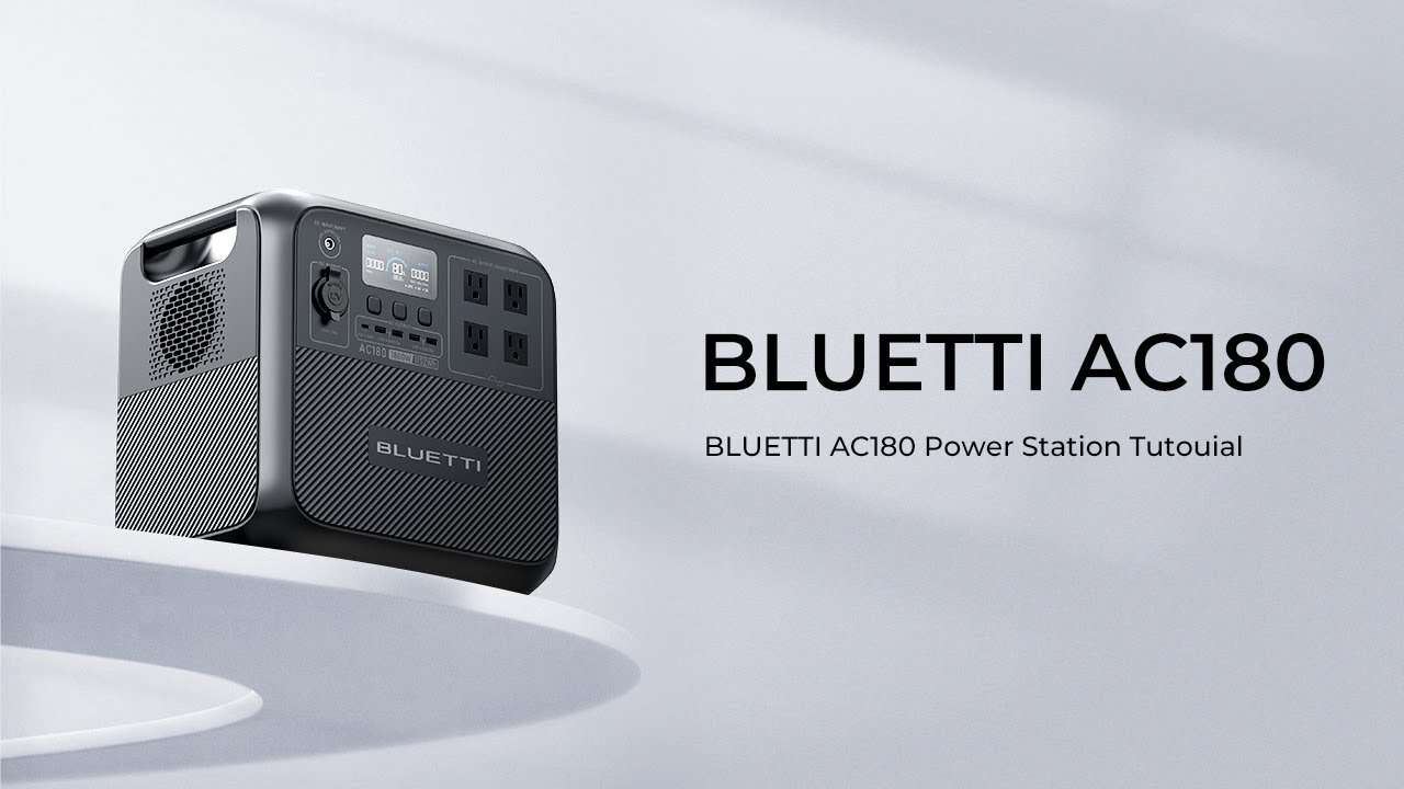 BLUETTI AC180 | Unboxing & First use