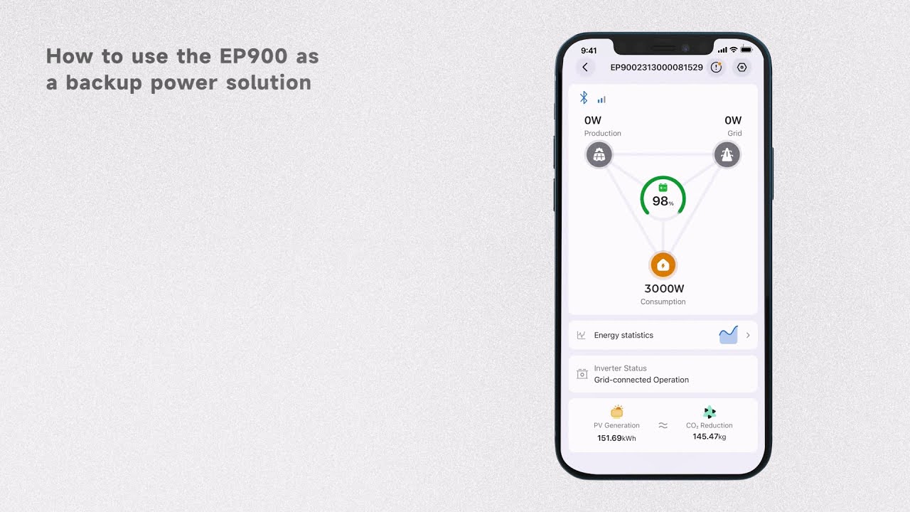 BLUETTI EP900 APP Control | How to set the EP900 as a Backup Power Solution