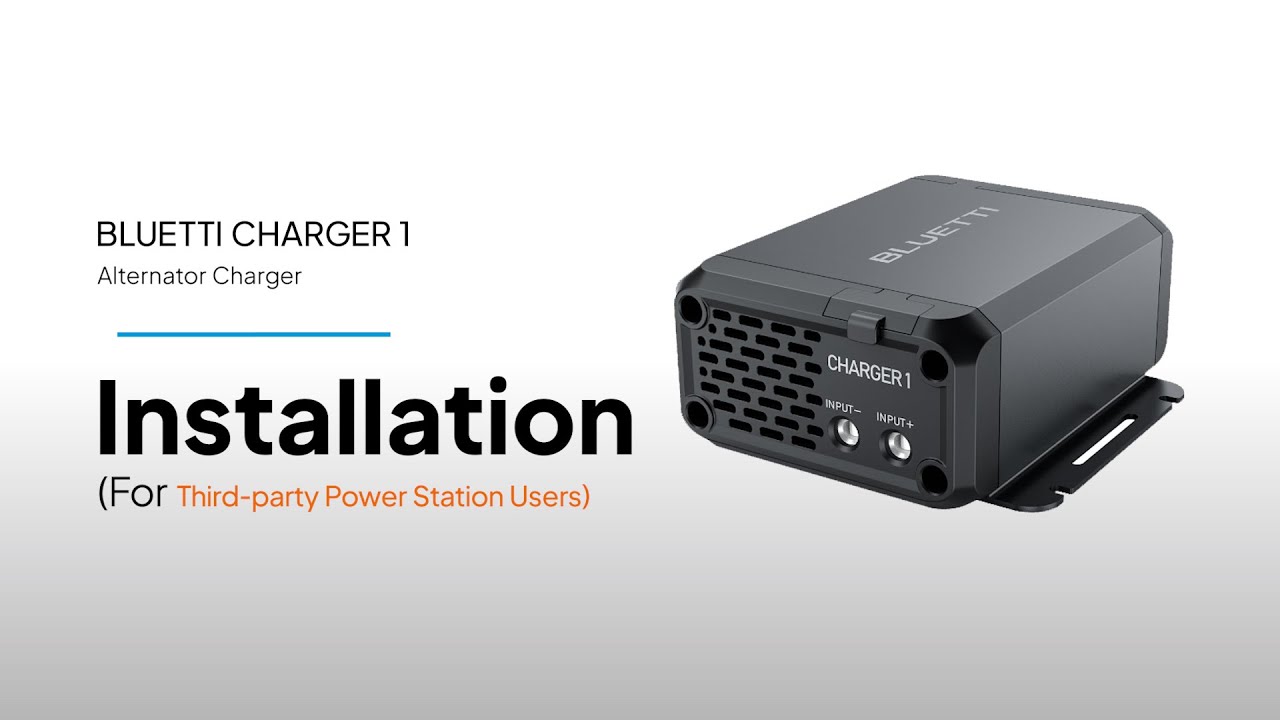 How to Install Your BLUETTI Charger 1 (for third-party power station users)