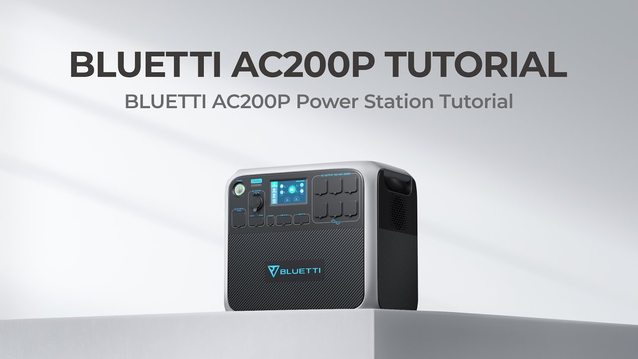 BLUETTI AC200P | Unboxing & First use