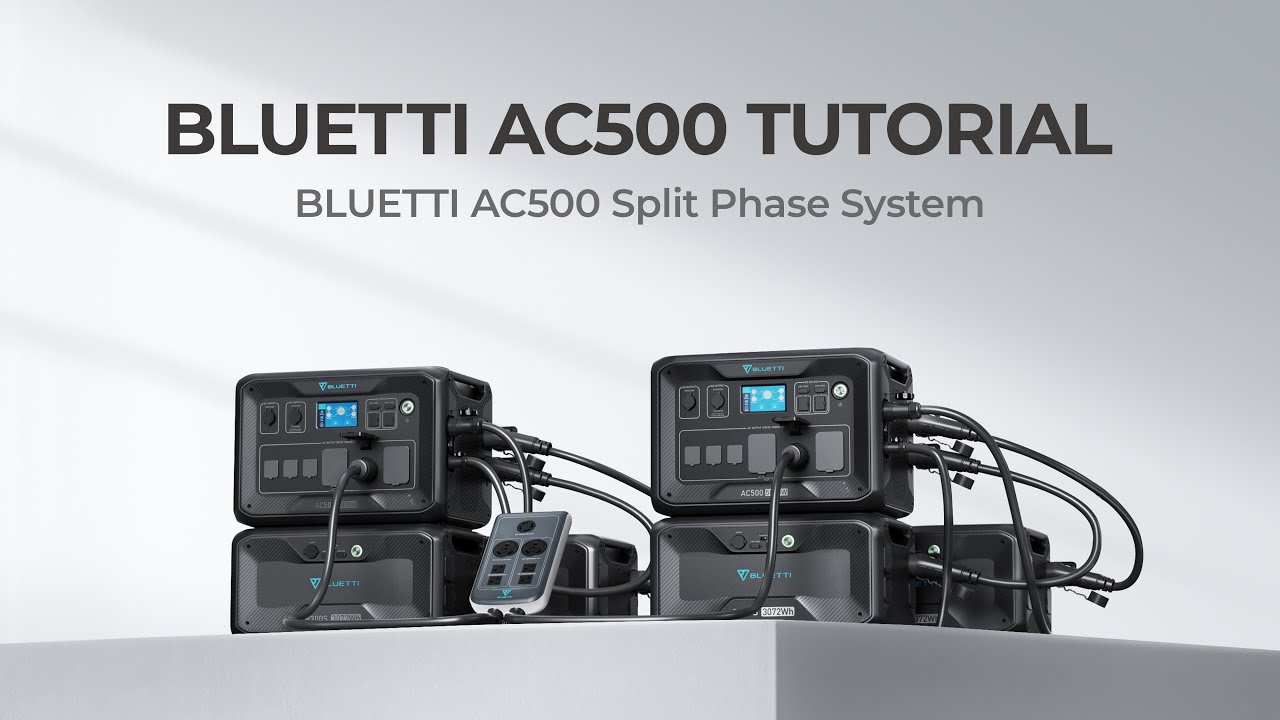 BLUETTI AC500 | Split Phase System