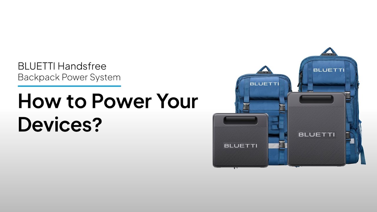 How to Power Your Devices with the BLUETTI Handsfree Power Station?