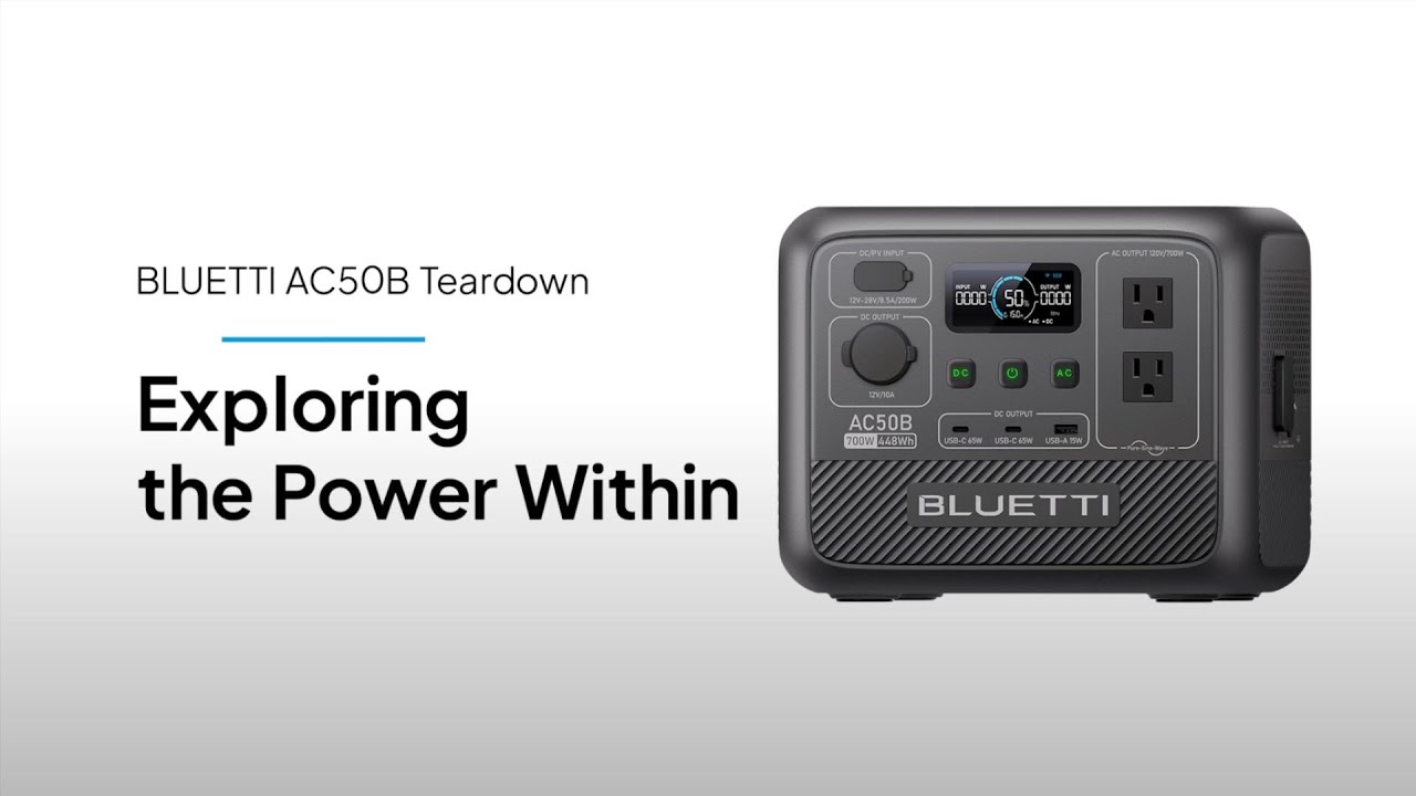 BLUETTI AC50B Teardown | Exploring the Power Within