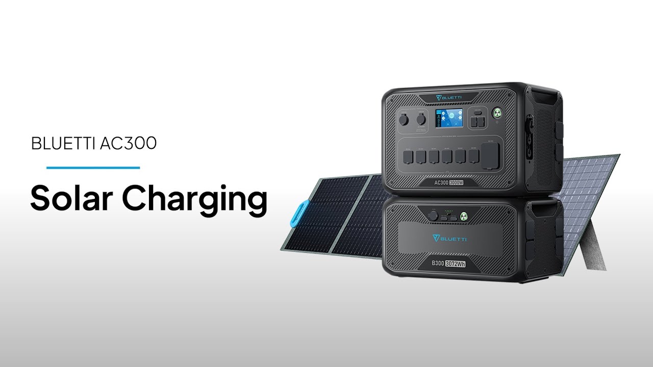 BLUETTI AC300 | Carga solar