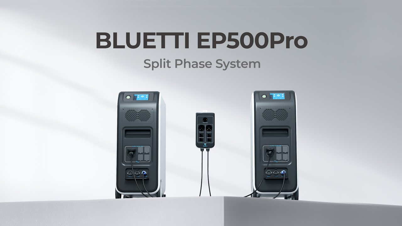 BLUETTI EP500Pro | Construcción de un sistema de fase dividida