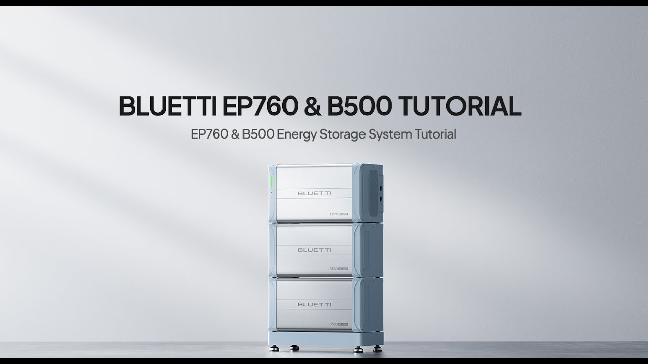 BLUETTI EP760 y B500 | Capacitación en instalación
