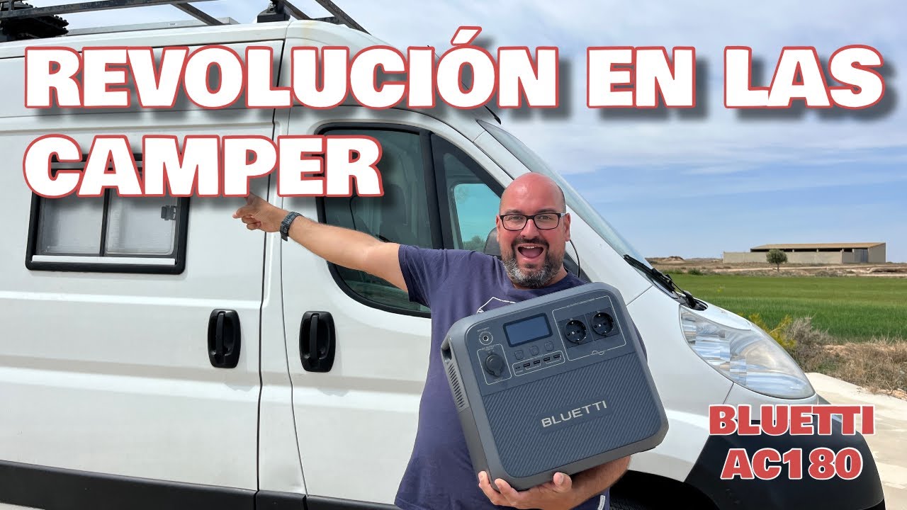 😱 REVOLUCIÓN en el MUNDO CAMPER con el nuevo Bluetti AC180 | Electricidad en la camper
