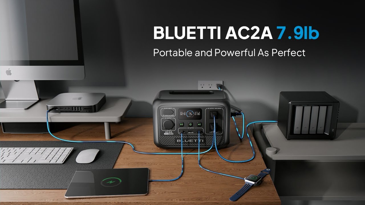 BLUETTI AC2A | Lightweight to Lift More Outdoor Fun