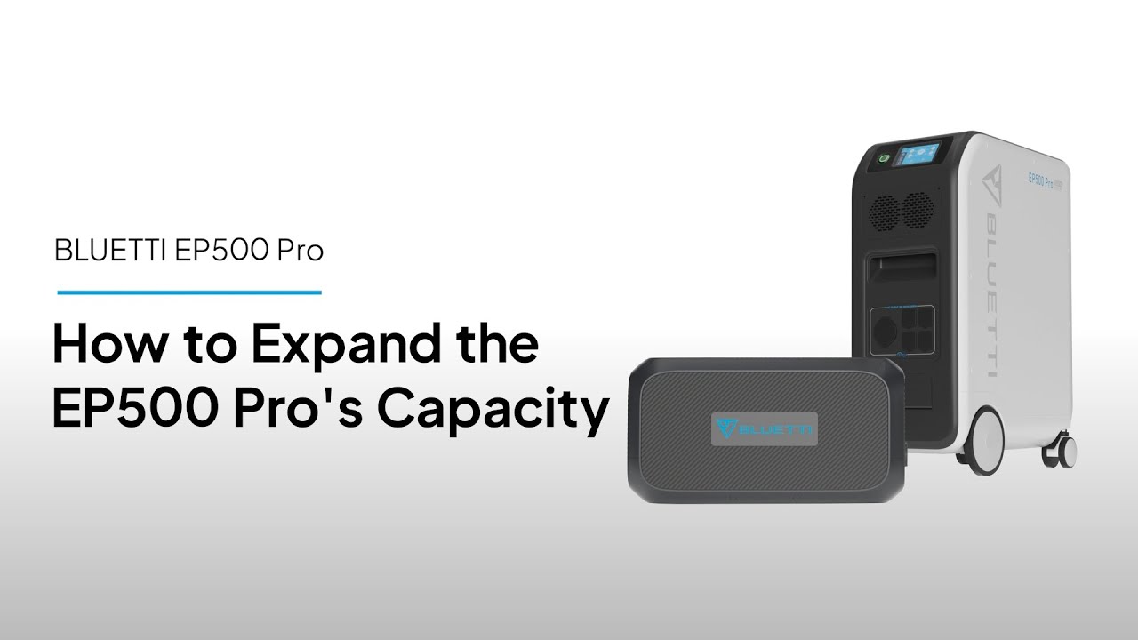 Comment augmenter la capacité de l'EP500Pro