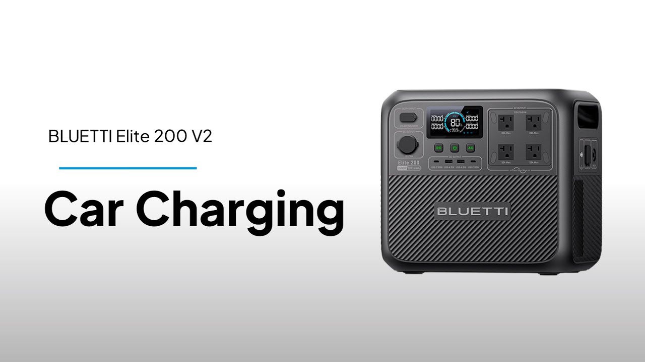 Charge Your Elite 200 V2 with Car Outlet & Charger 1
