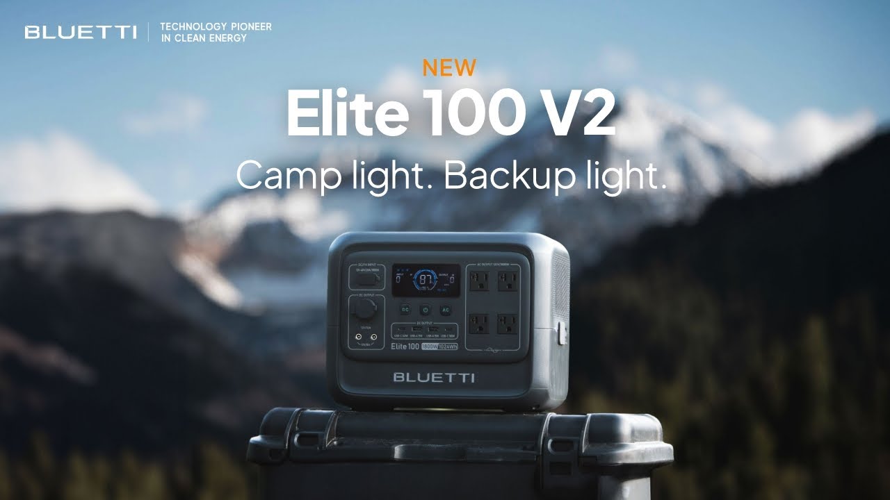 BLUETTI Elite 100 V2 | Camp Light, Backup Light BLUETTI 官方频道 4.95万位订阅者 订阅