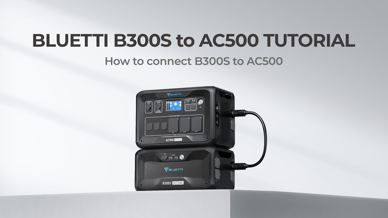 BLUETTI AC500 | Battery Expansion with B300S