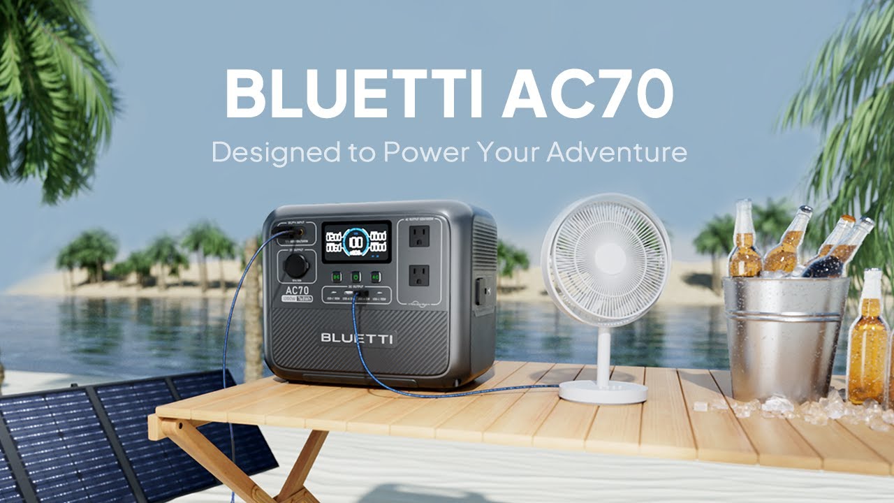 BLUETTI AC70 | Pack Lighter, Explore Further