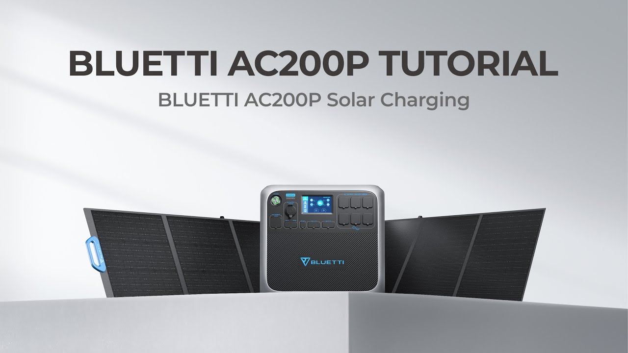 BLUETTI AC200P | Solar Charging