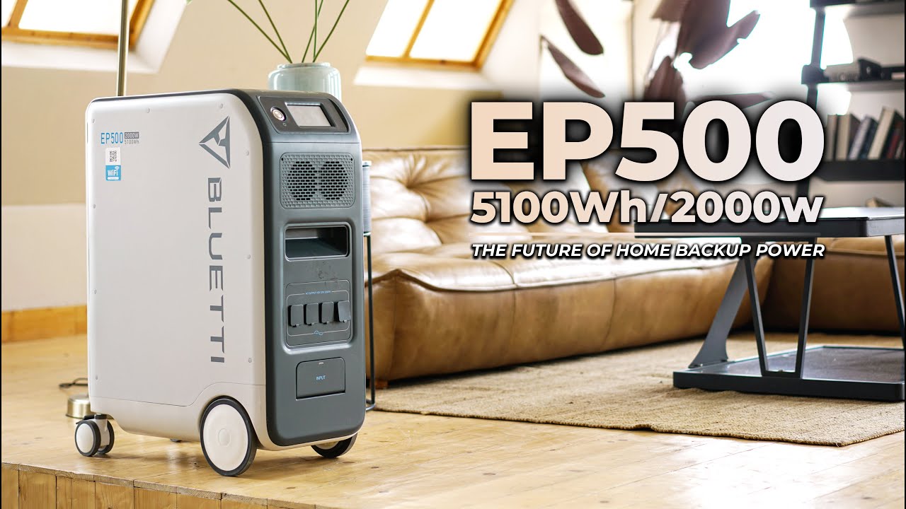 BLUETTI EP500/Pro (5.1kWh | 2kW/3kW), The Future Of Home Backup Power