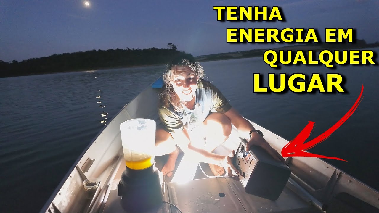  TESTE DA ESTAÇÃO DE ENERGIA BLUETTI EB3A 600W 268Wh E PLACA SOLAR 120W