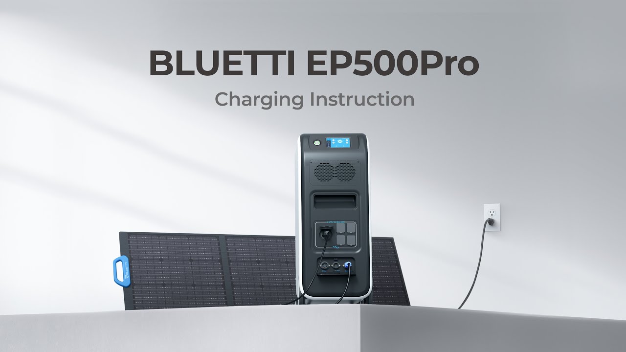 BLUETTI EP500Pro | How to Recharge