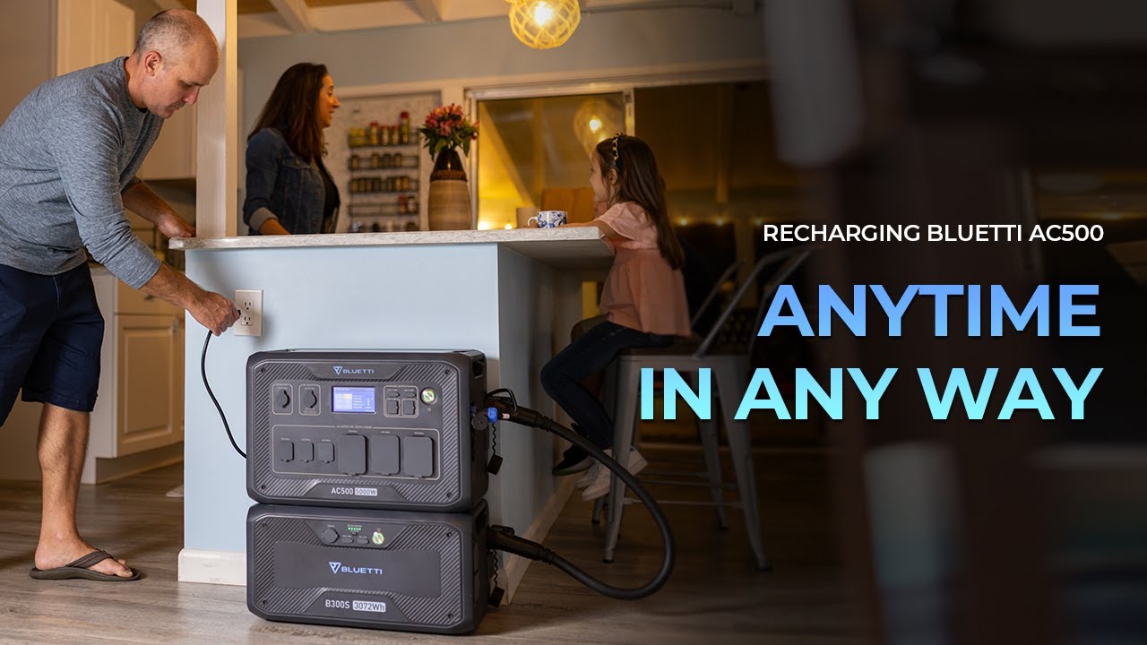 BLUETTI | AC500 Max 8000W Blazing Charging, Anywhere