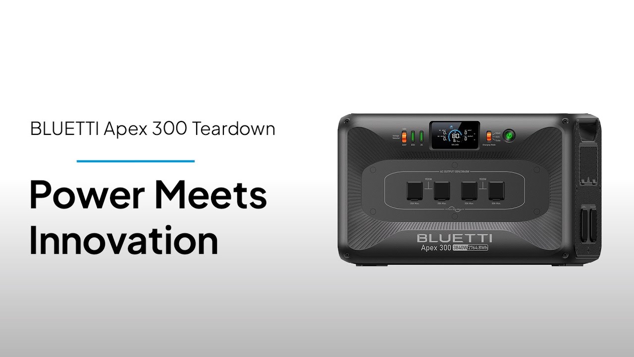 BLUETTI Apex 300 Teardown | Power Meets Innovation