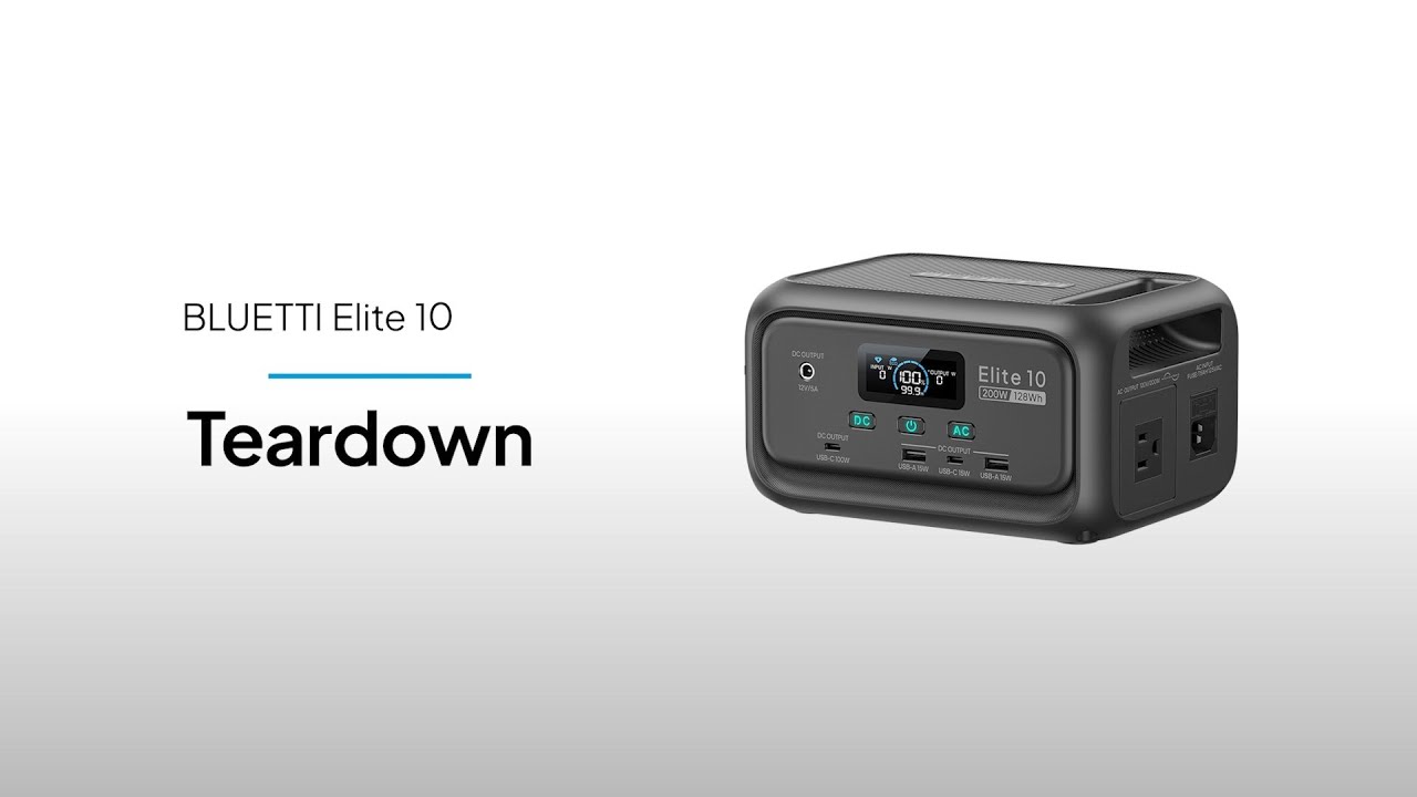 BLUETTI Elite 10 | Teardown